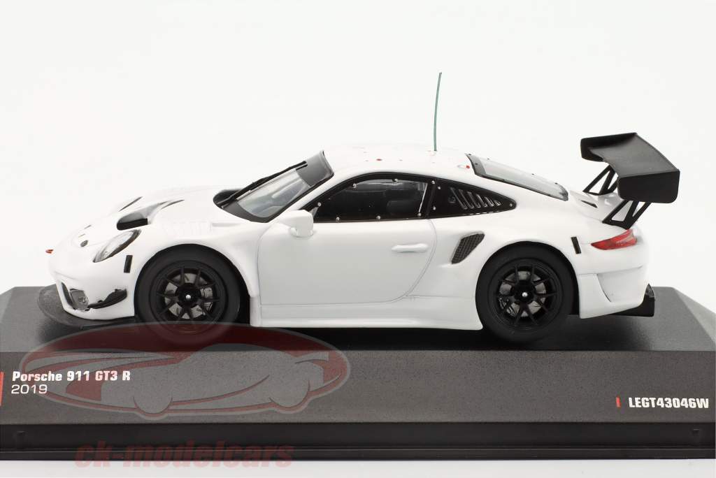Porsche 911 GT3 R Plain Body Version Blanc 1:43 Ixo
