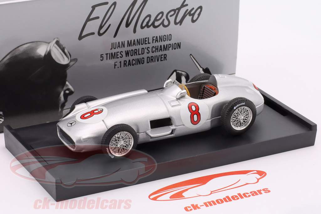 J. M. Fangio Mercedes-Benz W196 #8 Campeón del Mundo Países Bajos GP F1 1955 1:43 Brumm