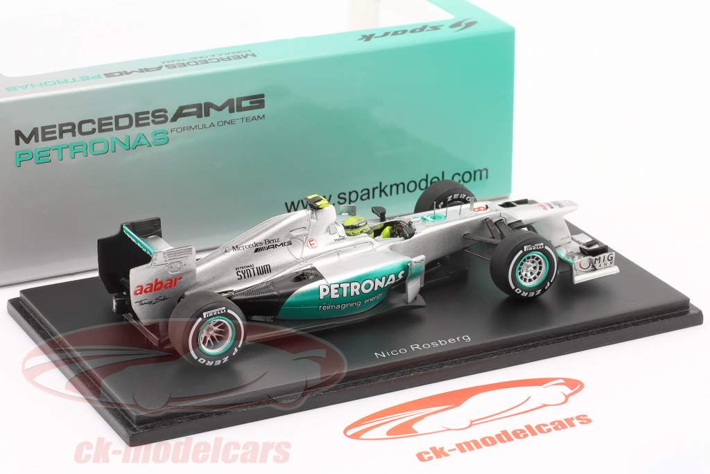 Spark 1:43 N. Rosberg Mercedes AMG W03 Winner Chinese GP Formula 1 ...