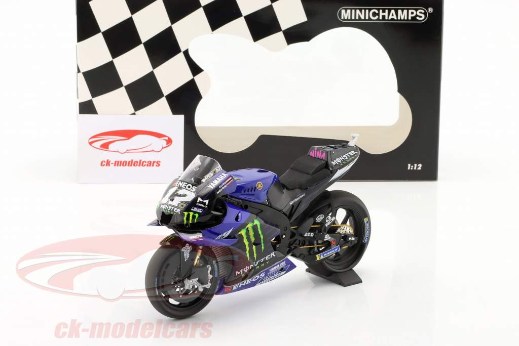 Maverick Vinales Yamaha YZR-M1 #12 摩托车大奖赛2021 1:12 Minichamps