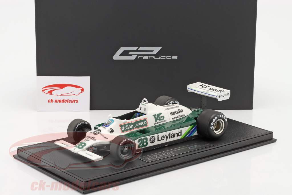 Carlos Reutemann Williams FW07B #28 ganador Mónaco GP 1:18 GP Replicas
