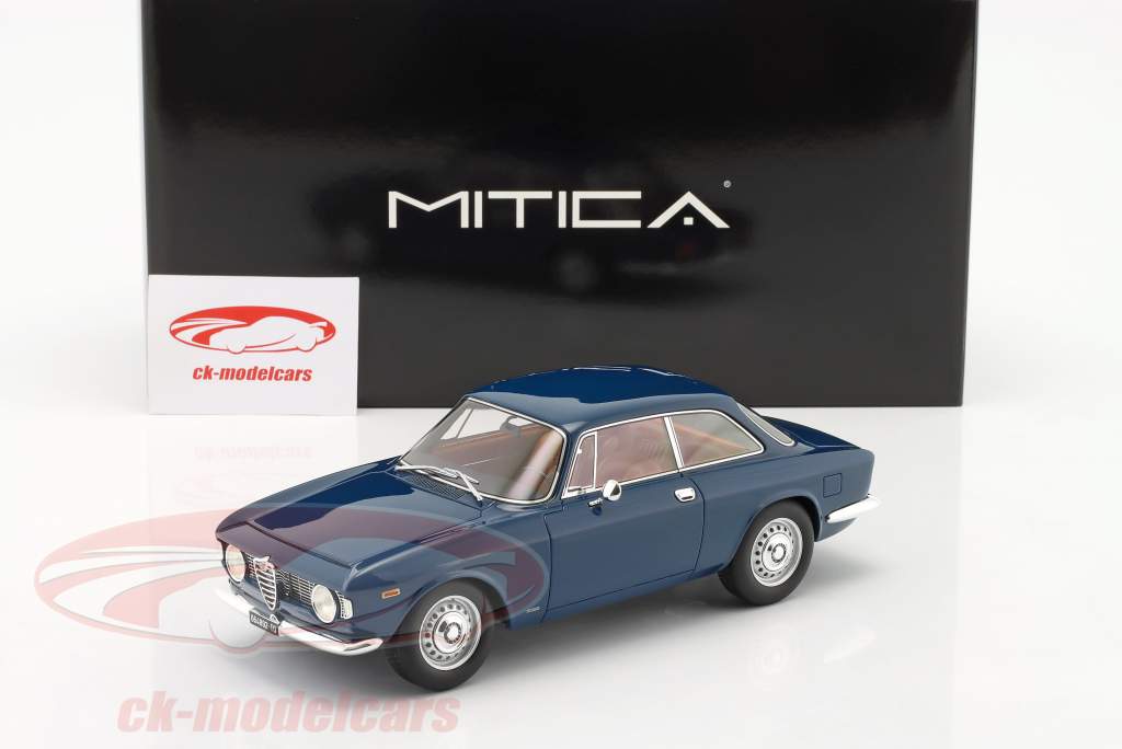 Alfa Romeo Giulia Sprint GT year 1963 blue 1:18 Mitica