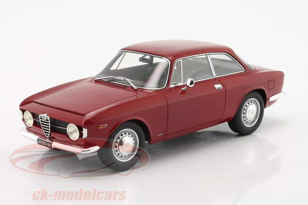 Alfa Romeo Giulia GT 1300 Junior Año de construcción 1968 amarante rojo 1:18 Mitica