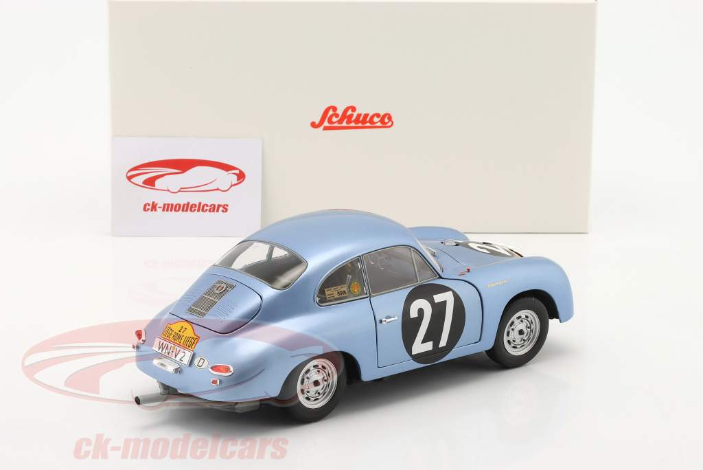 Porsche 356 A #27 winnaar Rallye Luik - Rome - Luik 1959 1:18 Schuco