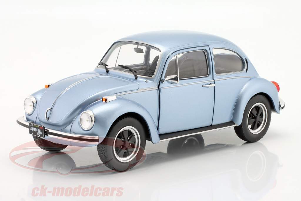Volkswagen VW Escarabajo 1303 Año de construcción 1974 Azul claro metálico 1:18 Solido