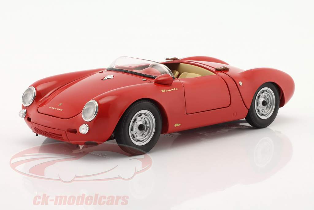 Porsche 550 A Spyder ano de construção 1953-57 vermelho 1:18 Schuco