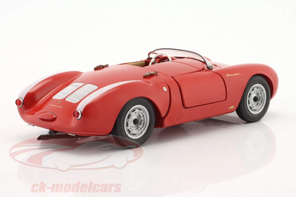 Porsche 550 A Spyder Byggeår 1953-57 rød 1:18 Schuco