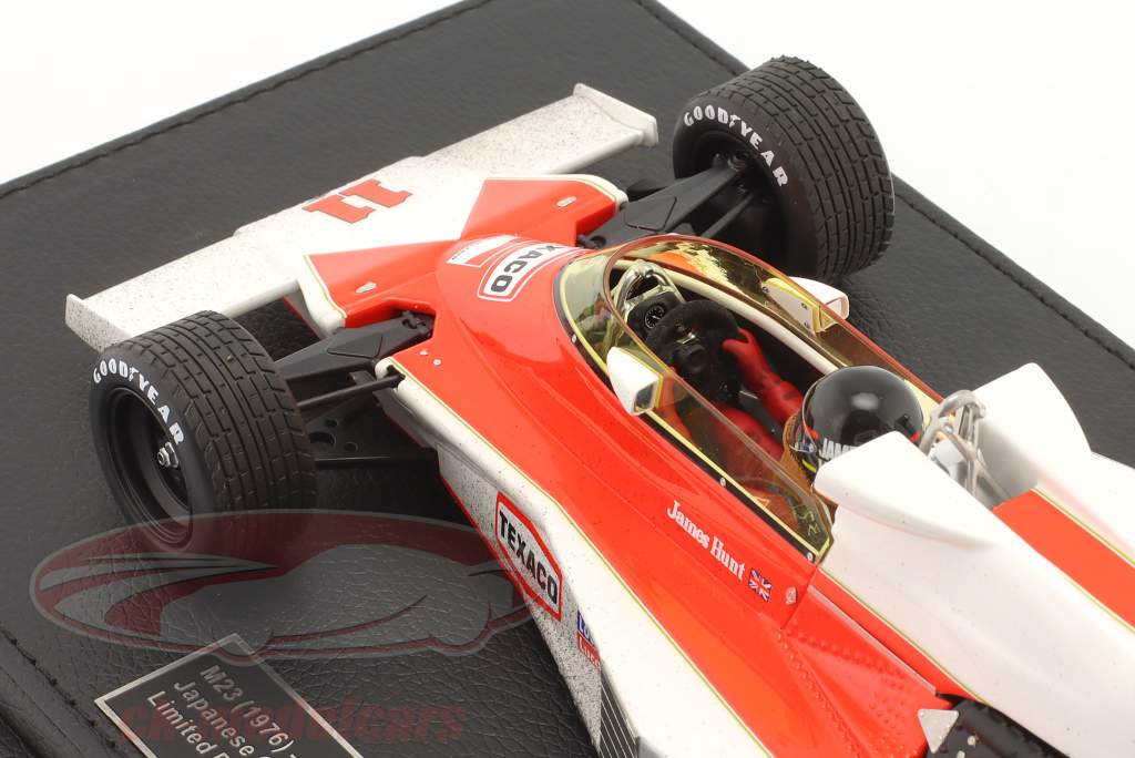 J. Hunt McLaren M23 #11 Japón GP fórmula 1 Campeón mundial 1976 Dirty Version 1:18 GP Replicas