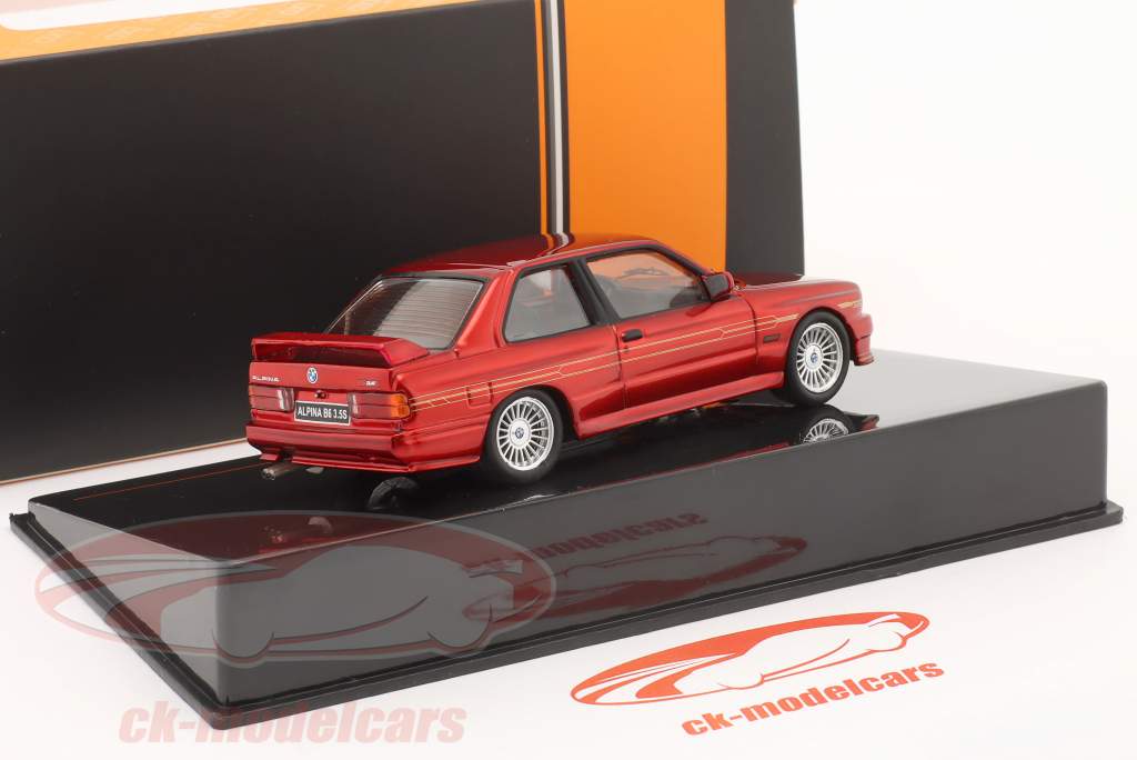 BMW Alpina B6 3.5S year 1989 red metallic 1:43 Ixo