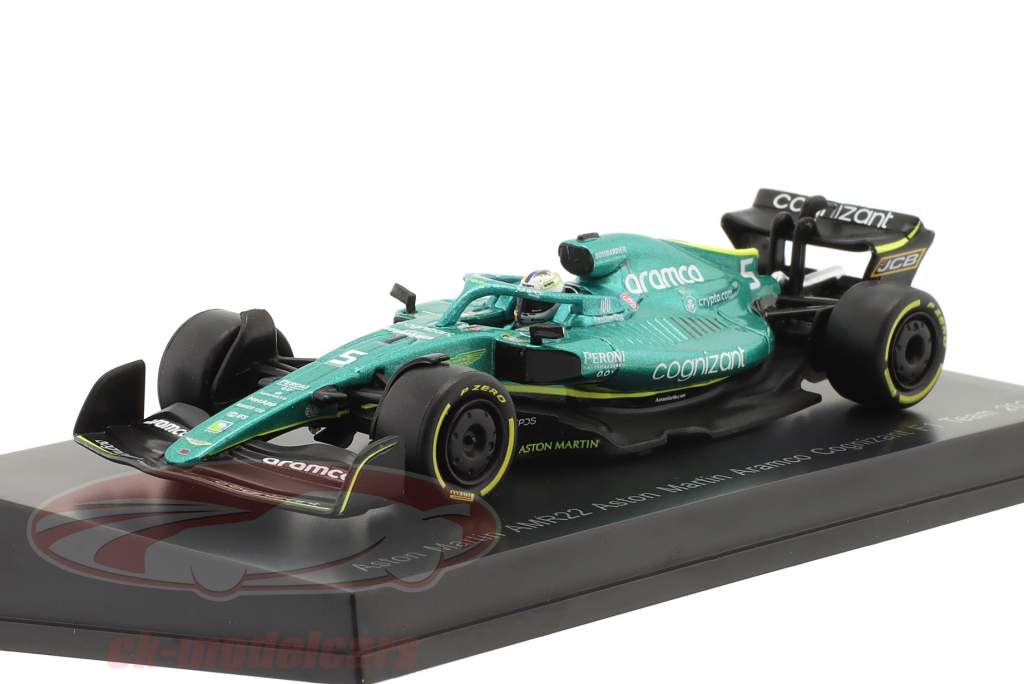 Sebastian Vettel AMR22 #5 fórmula 1 2022 1:64 Spark