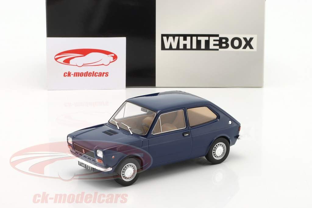 Fiat 127 dunkelblau 1:24 WhiteBox