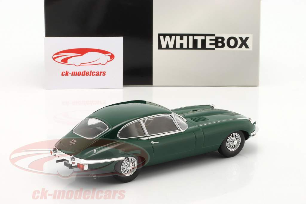 Jaguar E-type donkergroen 1:24 WhiteBox