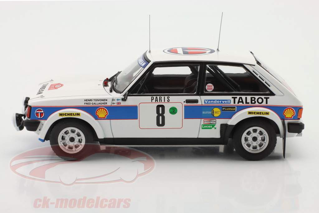 Talbot Sunbeam Lotus #8 5 Rallye Monte Carlo 1981 Toivonen, Gallagher 1:24 Ixo