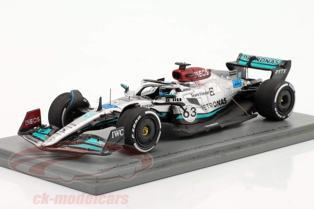 George Russell Mercedes-AMG F1 W13 #63 4to Bélgica GP fórmula 1 2022 1:43 Spark