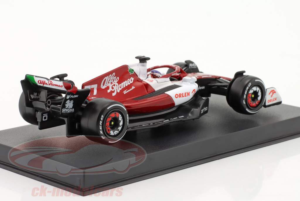 Valtteri Bottas Alfa Romeo C42 #77 6th Bahrain GP Formel 1 2022 1:43 Bburago