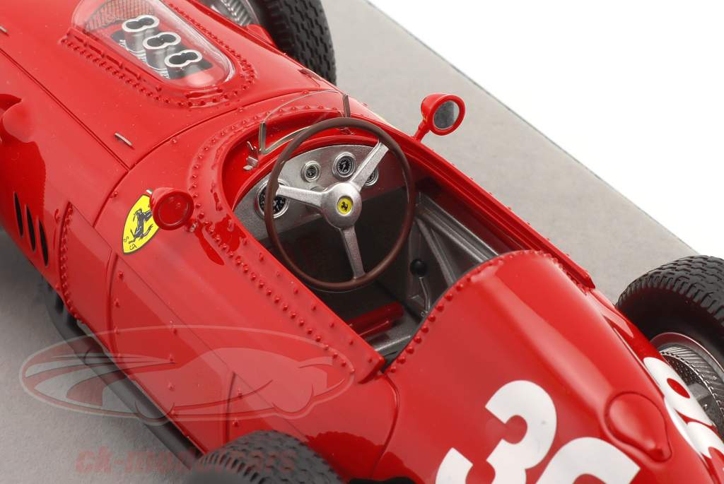 P. Hill Ferrari Dino 246/256 F1 #36 3ro Mónaco GP fórmula 1 1960 1:18 Tecnomodel