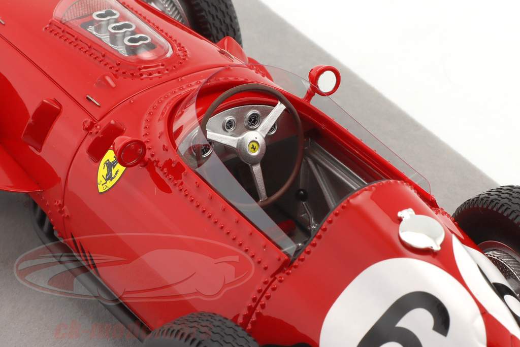 D. Gurney Ferrari Dino 246/256 F1 #6 2do Alemán GP Formel 1 1959 1:18 Tecnomodel