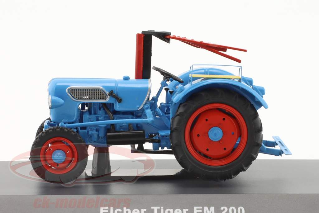 Eicher Tiger EM 200 traktor blå 1:43 Schuco