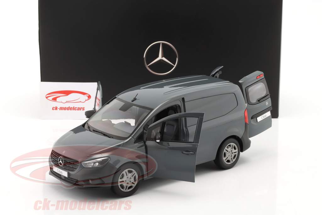 Mercedes-Benz Citan Bouwjaar 2022 magnetiet grijs 1:18 NZG
