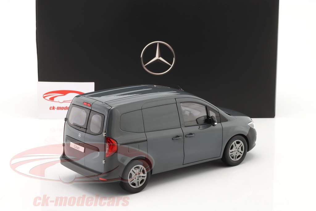 Mercedes-Benz Citan Byggeår 2022 magnetit grå 1:18 NZG