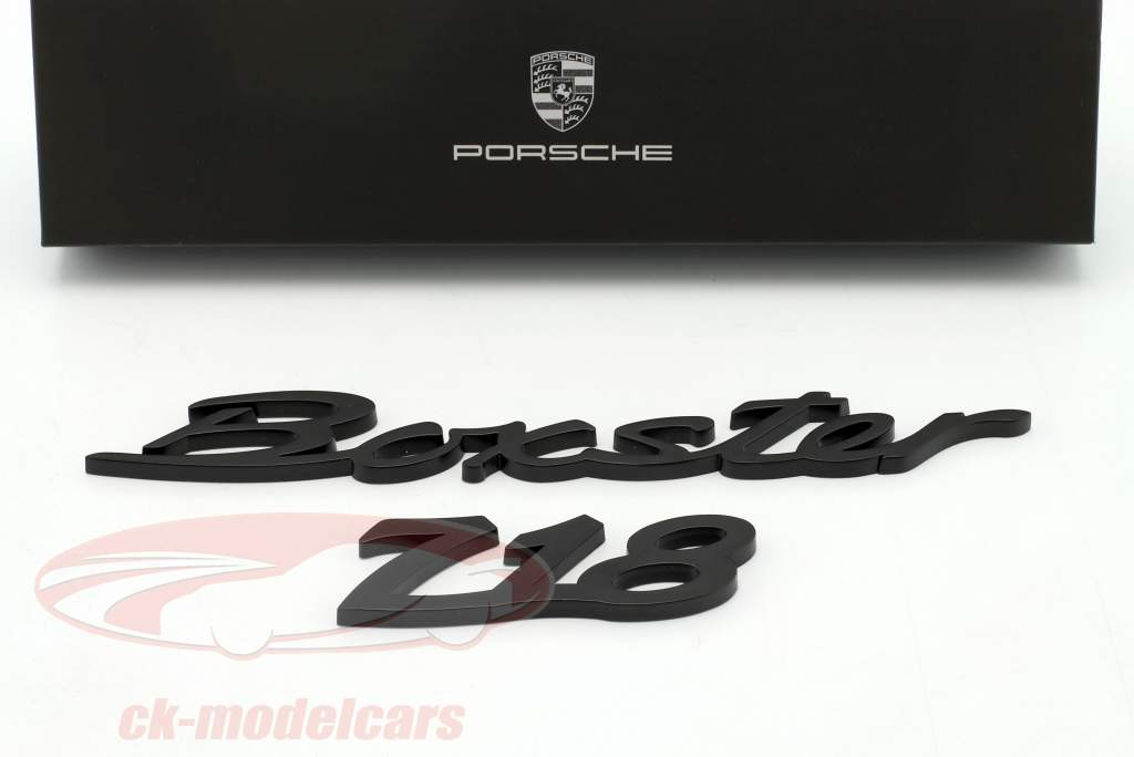 Porsche magnet set 718 Boxster black