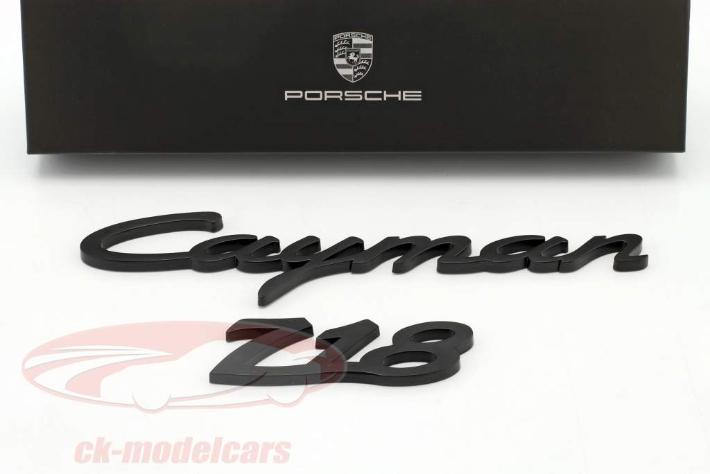 Porsche Magnet-Set 718 Cayman schwarz