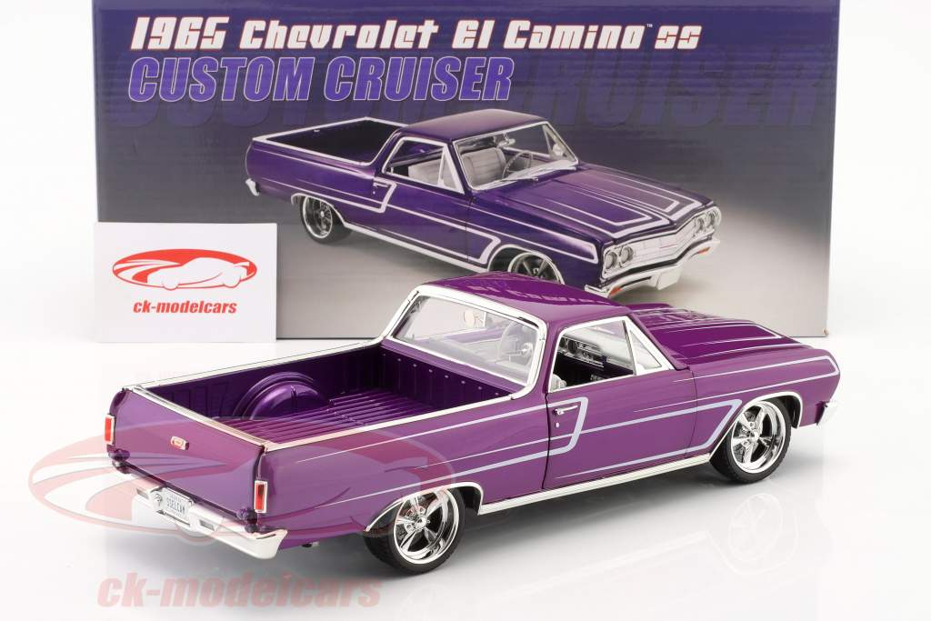 Chevrolet El Camino Pick-Up Custom Cruiser 1965 porpora 1:18 GMP