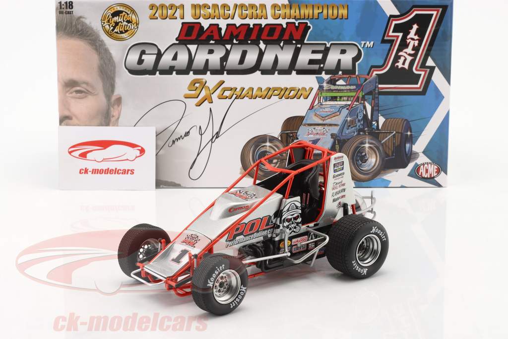 Sprint Car USAC / CRA Champion 2021 #1 Damion Gardner 1:18 GMP