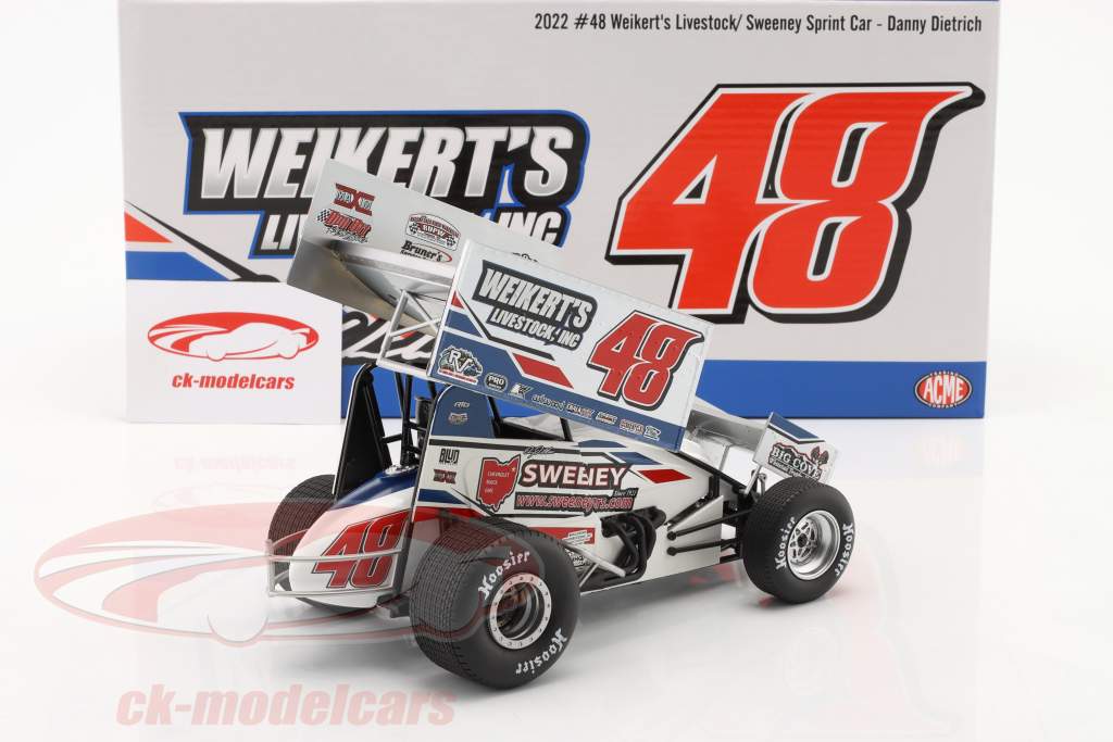 Weikert's Livestock / Sweeney Sprint Car 2022 #48 Danny Dietrich 1:18 GMP