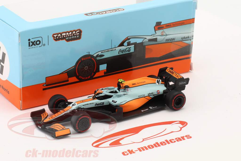 Lando Norris McLaren MCL35M #4 3° Monaco GP formula 1 2021 1:64 Tarmac Works