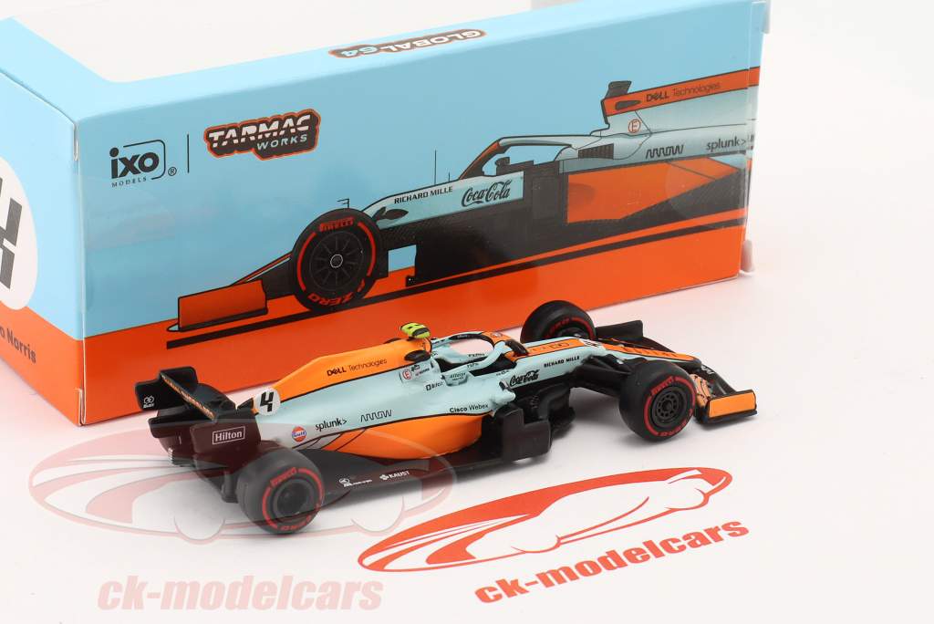 Lando Norris McLaren MCL35M #4 3ro Monaco GP fórmula 1 2021 1:64 Tarmac Works