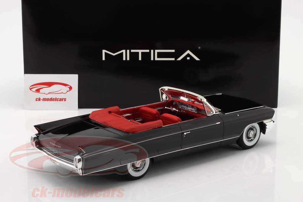 Cadillac Eldorado Biarritz Cabrio Open Año de construcción 1962 negro 1:18 Mitica