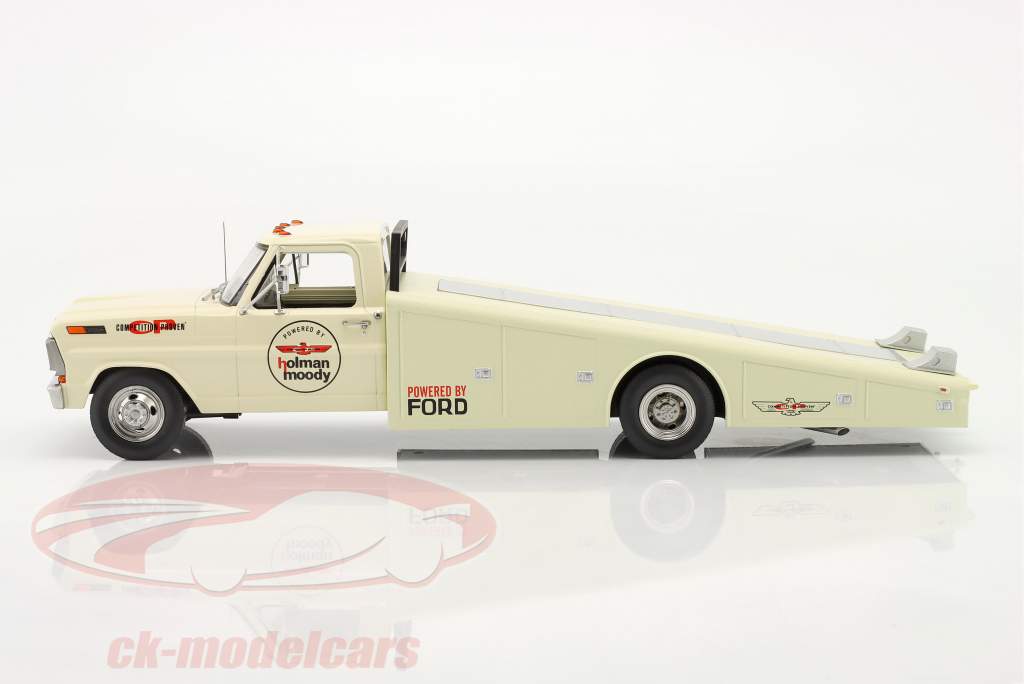 GMP 118 Ford F350 Ramp Truck Holman Moody year 1970 cream White