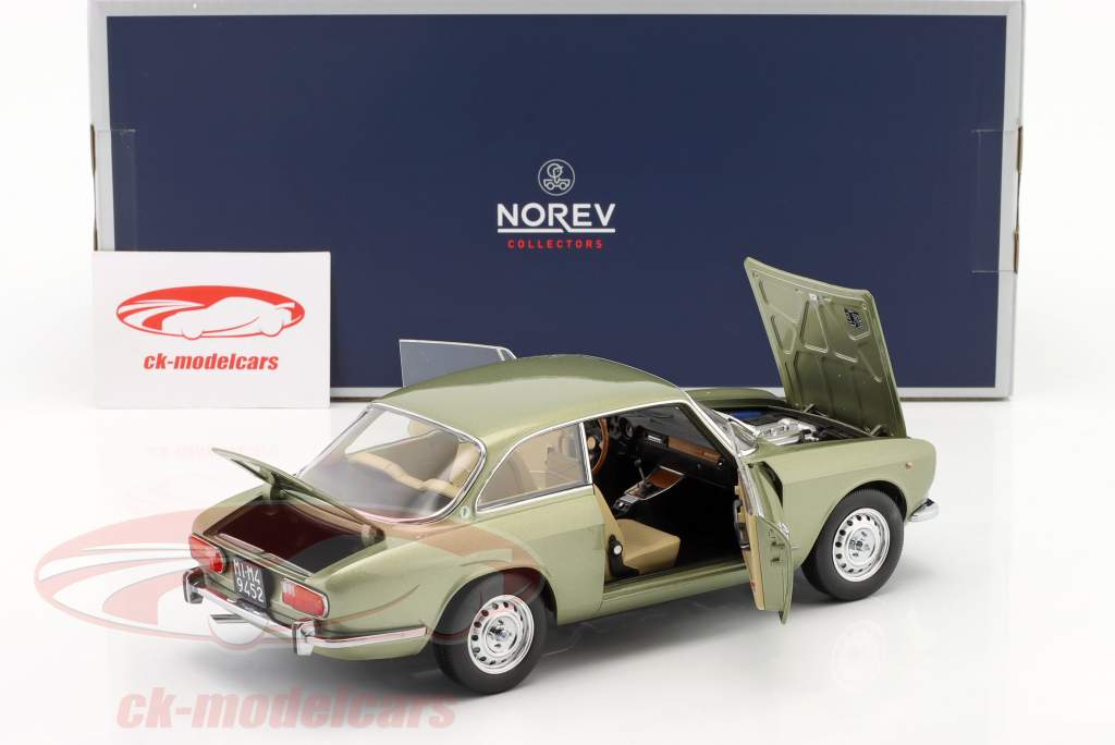 Norev 1/18 - Alfa Romeo 2000 GTV 1973, Bleu Métallisé (Diecast, Neuf)