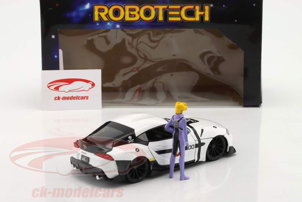 Toyota Supra 2020 con cifra Roy Focker Series de Televisión Robotech 1:24 Jada juguetes