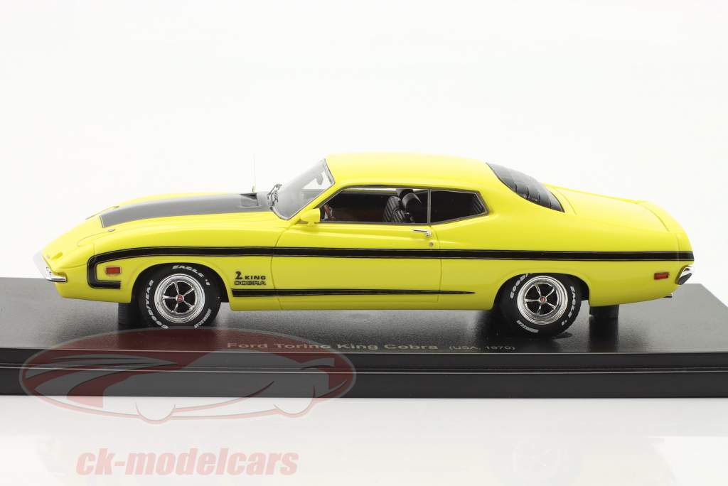 Ford Torino King Cobra Año de construcción 1970 amarillo / negro 1:43 Autocult