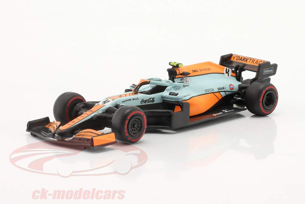 Lando Norris McLaren MCL35M #4 3 Monaco GP formel 1 2021 1:64 Tarmac Works