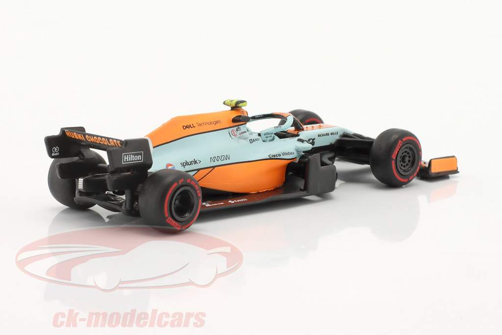 Lando Norris McLaren MCL35M #4 3 Monaco GP formel 1 2021 1:64 Tarmac Works