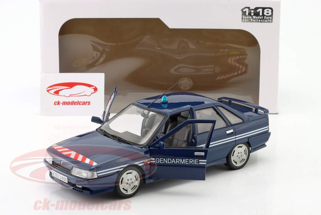 Renault 21 Turbo BRI / Gendarmerie 1992 blau 1:18 Solido