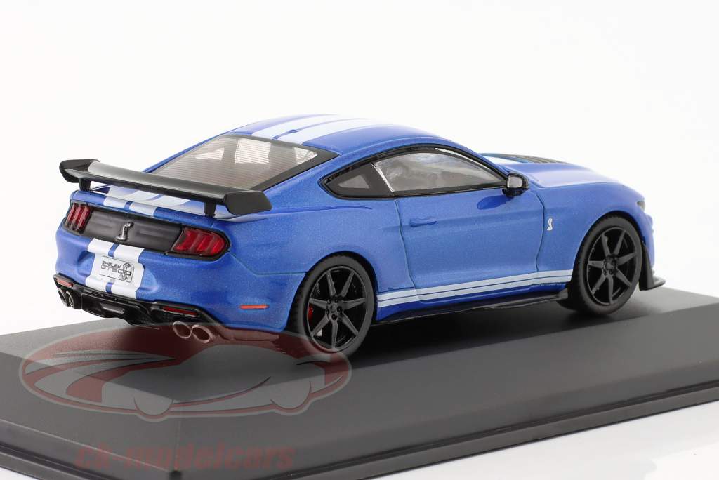 Ford Mustang Shelby GT500 Fast Track 2020 performance azul 1:43 Solido