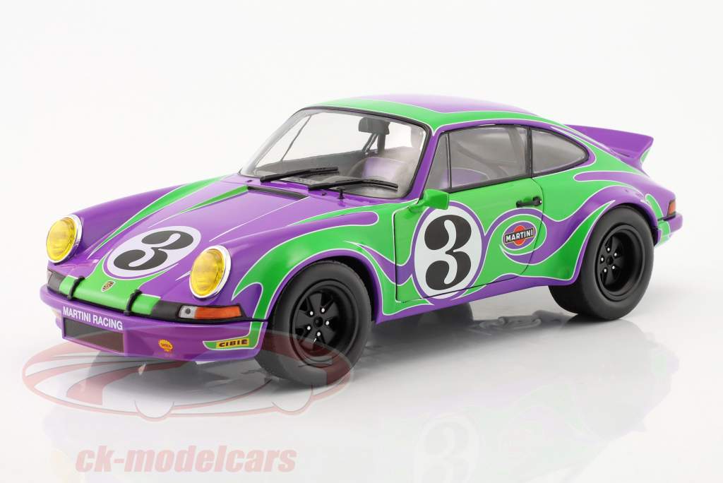 Porsche 911 RSR #3 1973 Hippie Tribute purple / green 1:18 Solido