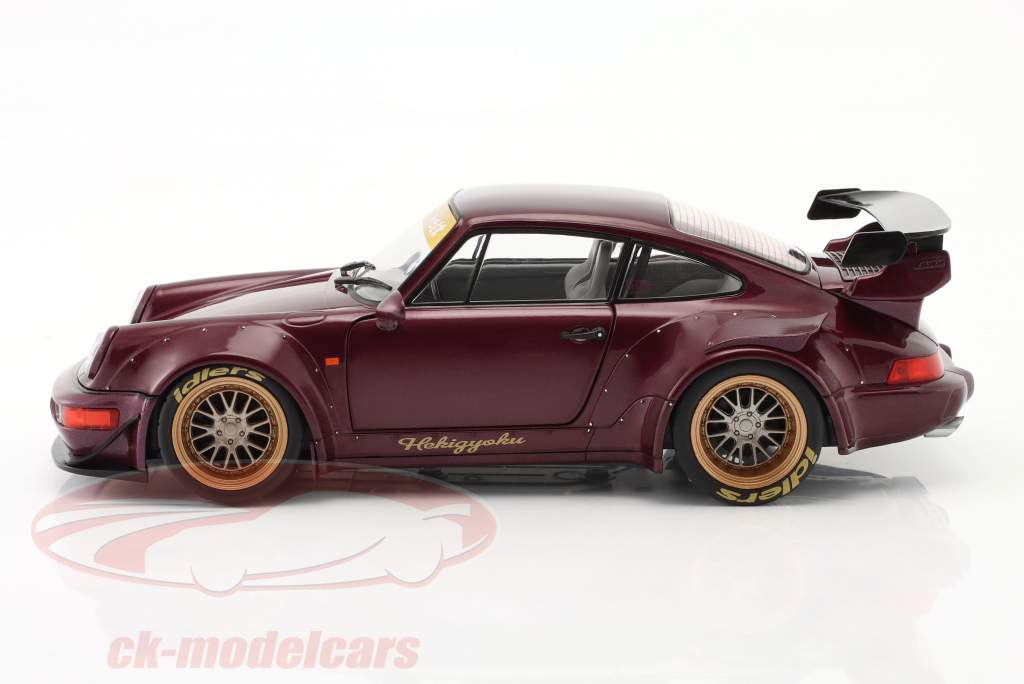 Porsche 911 (964) RWB Rauh-Welt Hekigyoku Anno di costruzione 2022 Viola 1:18 Solido