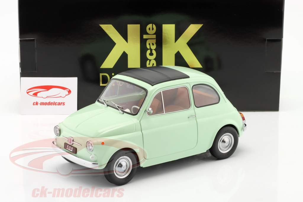 Fiat 500 F Anno di costruzione 1968 menta verde 1:12 KK-Scale