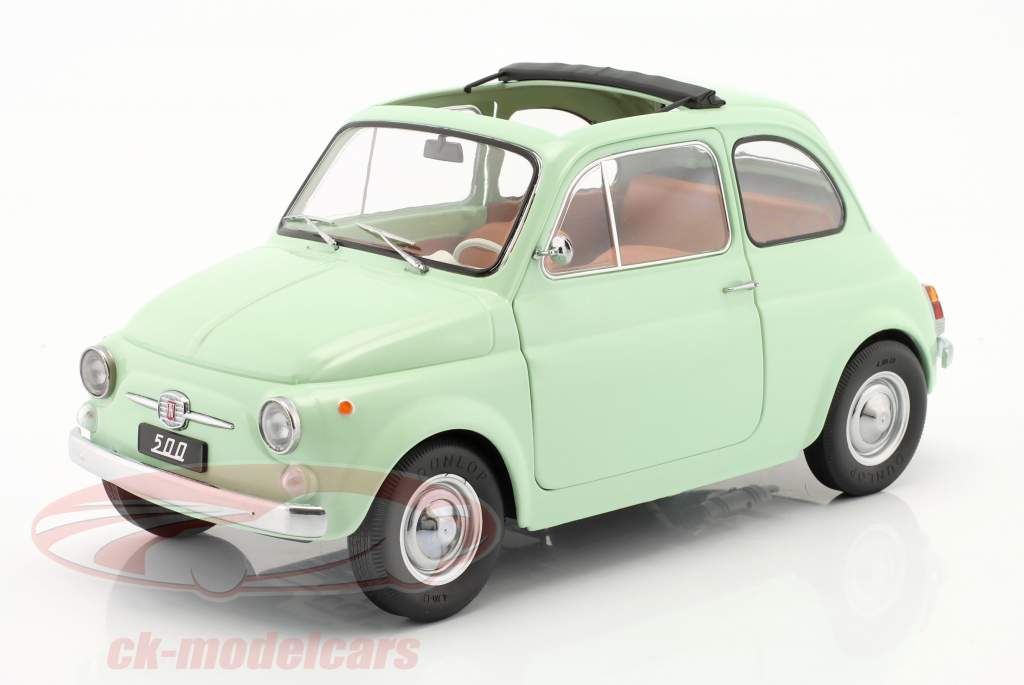 Fiat 500 F Anno di costruzione 1968 menta verde 1:12 KK-Scale