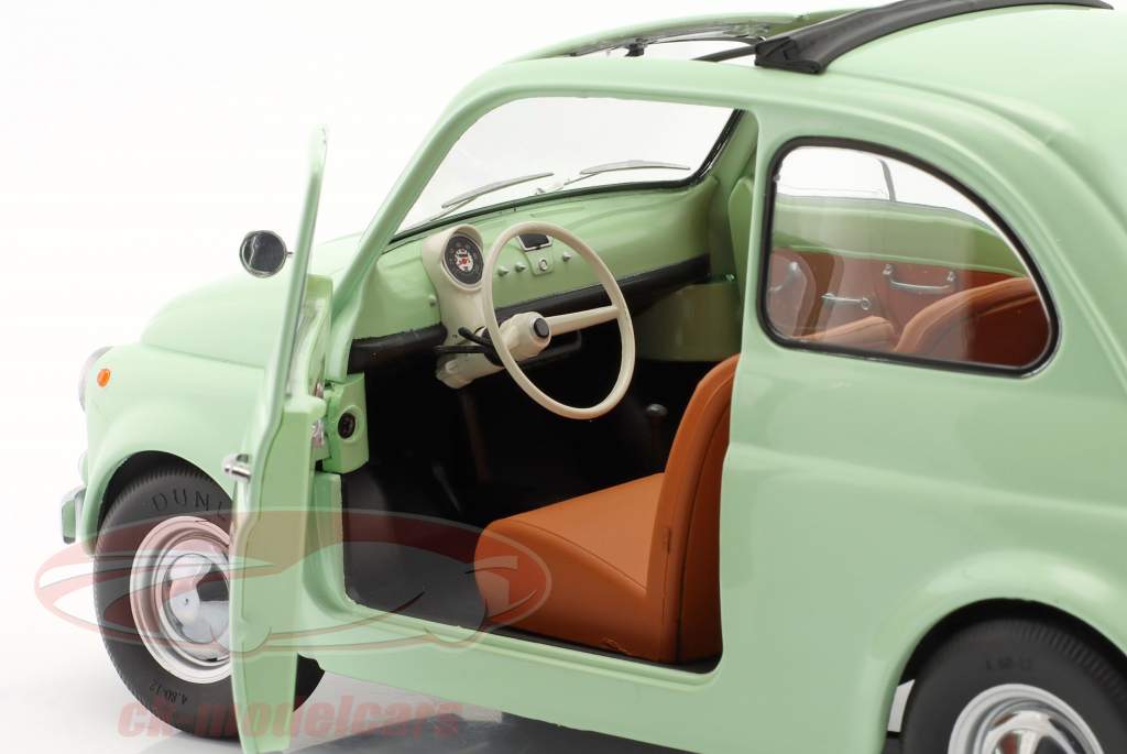 Fiat 500 F Год постройки 1968 мятно-зеленый 1:12 KK-Scale