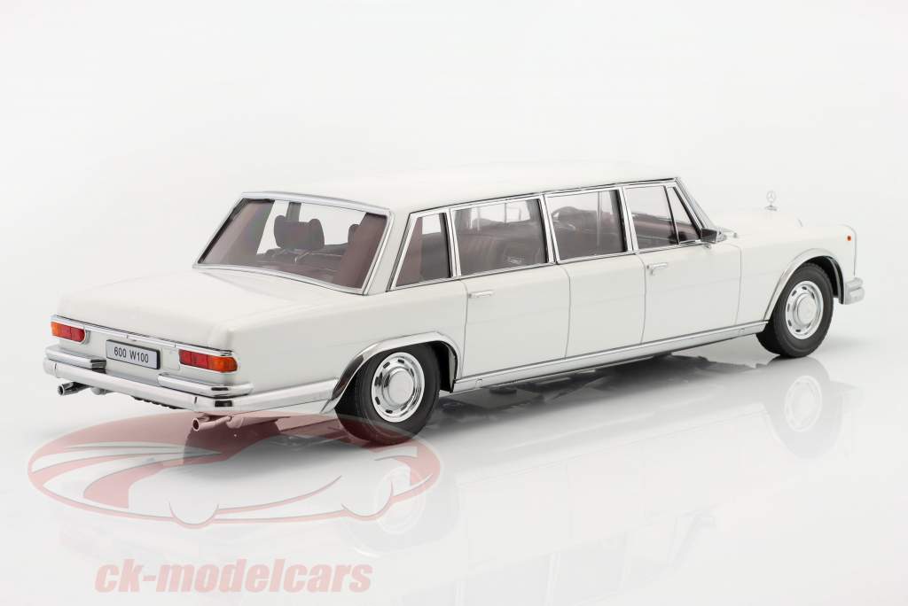 Mercedes-Benz 600 Pullman LWB (W100) year 1964 white 1:18 KK-Scale