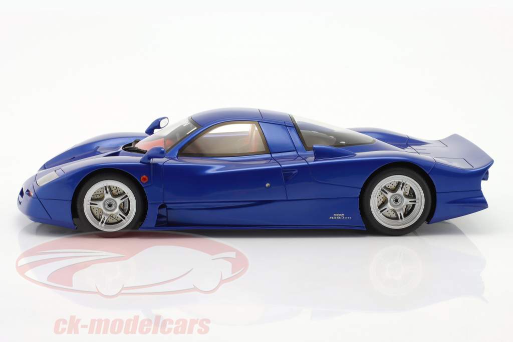 Nissan R390 GT1 Bouwjaar 1997 blauw 1:18 GT-Spirit