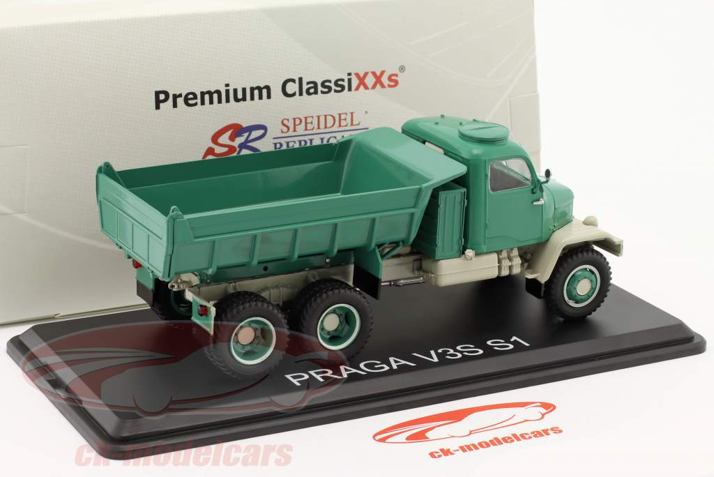 Praga V3S S1 tombereau vert 1:43 Premium ClassiXXs