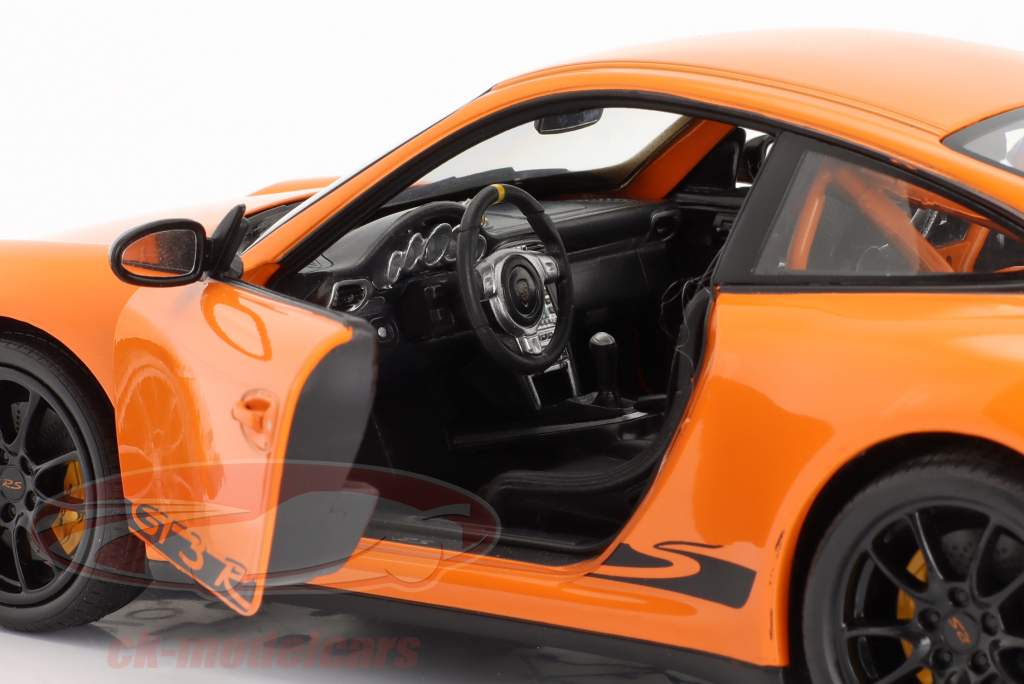 保时捷911（997）GT3 RS橙1:18威力
