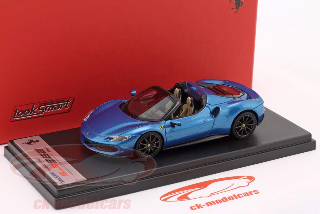 Ferrari 296 GTS Assetto Fiorano ano de construção 2022 corsa azul 1:43 LookSmart